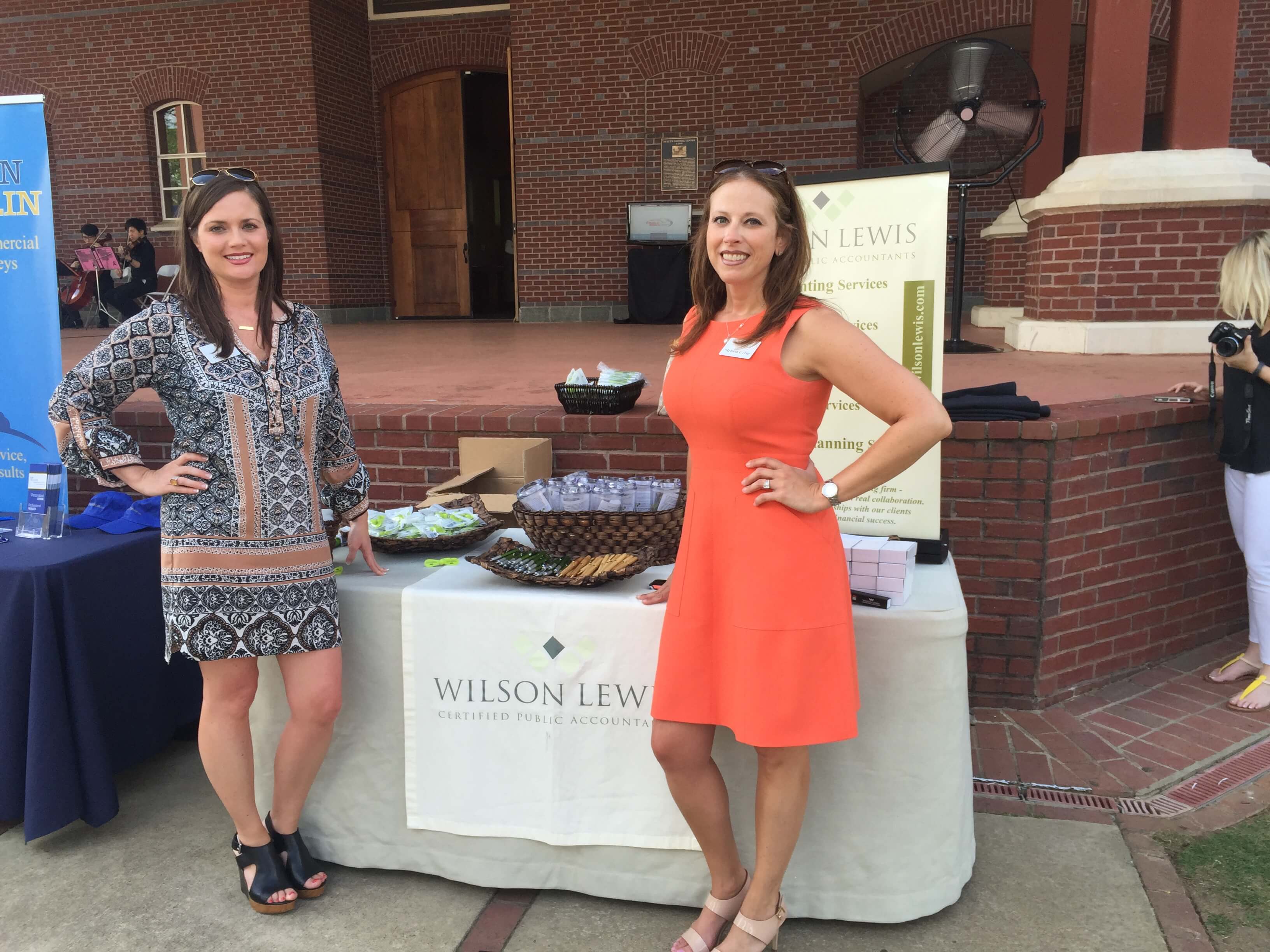 Alexis & Melissa at the 2016 GLOW Wine Tasting Event